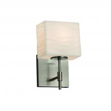 Justice Design Group PNA-8411-55-WAVE-NCKL-LED1-700 - Union 1-Light LED Wall Sconce (Short)