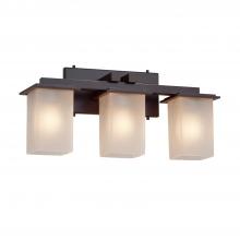 Justice Design Group FSN-8673-15-FRCR-DBRZ-LED3-2100 - Montana 3-Light LED Bath Bar