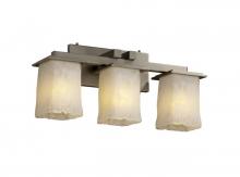 Justice Design Group GLA-8673-26-CLRT-DBRZ - Montana 3-Light Bath Bar