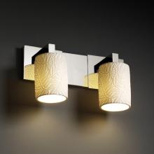 Justice Design Group POR-8922-10-BMBO-CROM - Modular 2-Light Bath Bar