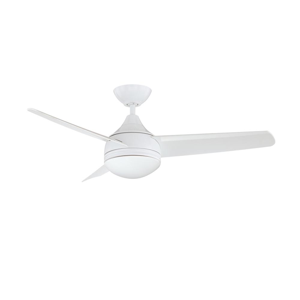 Moderno 42 in. White LED Ceiling Fan