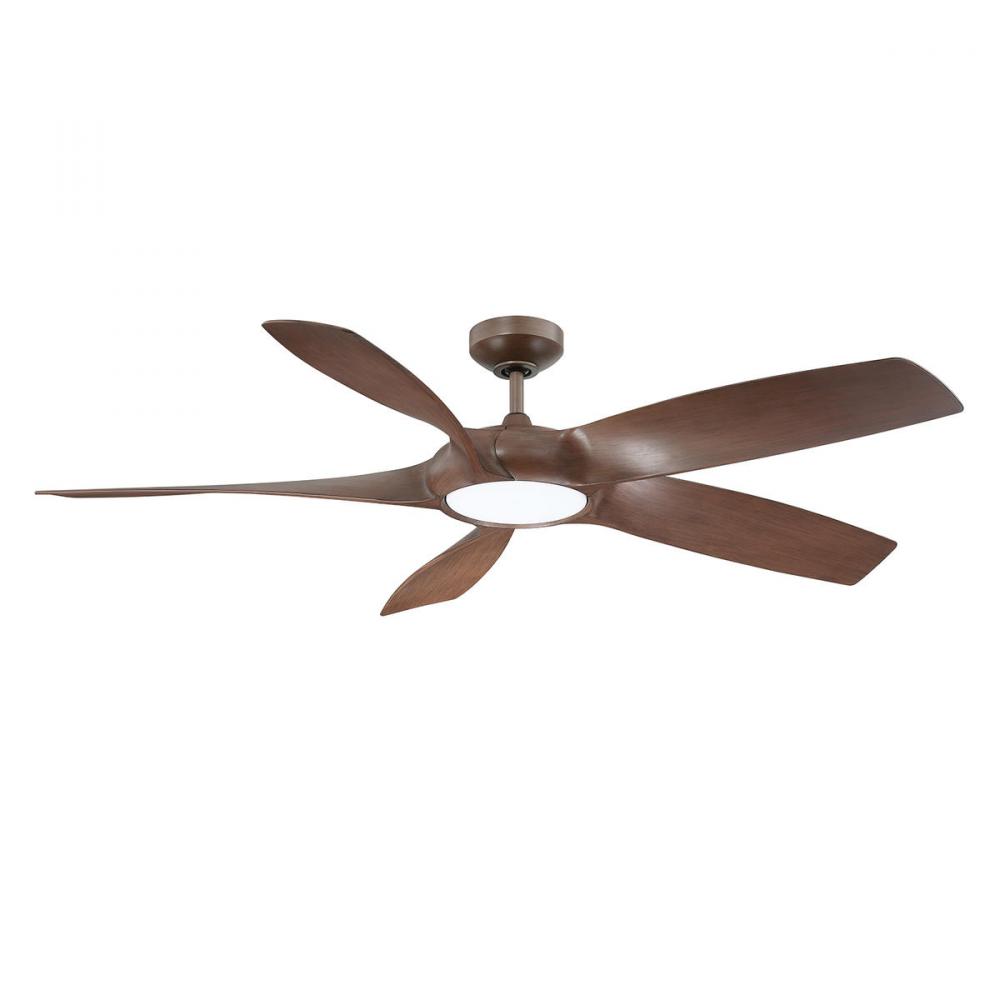 BLADE RUNNER 54 in. LED Russet Chestnut Ceiling Fan with DC motor