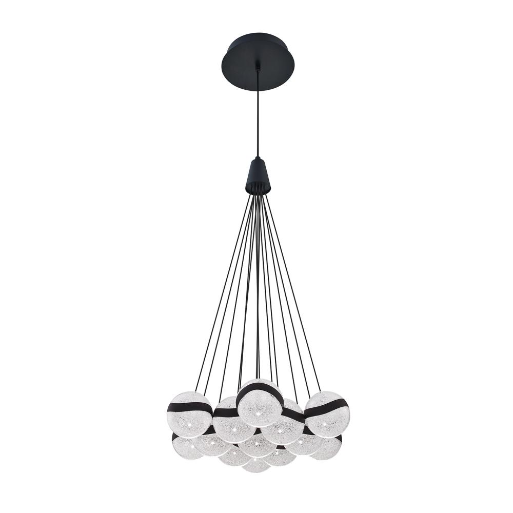 MYSTYKE 13-Light LED Black Pendant