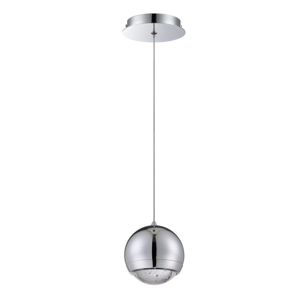 SPUMANTE series 1-Light Chrome Pendant