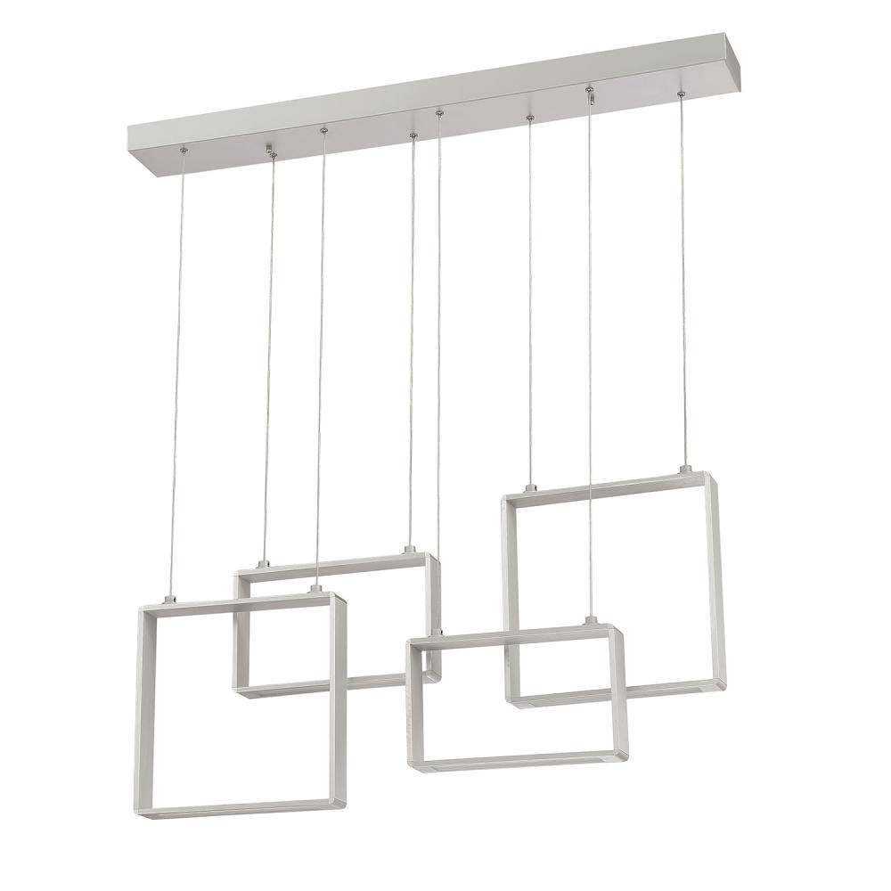 QUADRON 4-Light Aluminum LED Pendant Bar