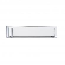 Kendal VF2400WH-5L-CH - Aurora 5-Light Chrome Vanity Light with White Glass