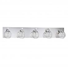 Kendal VF4100-5L-CH - FYBRA 5-Light Chrome Vanity Light