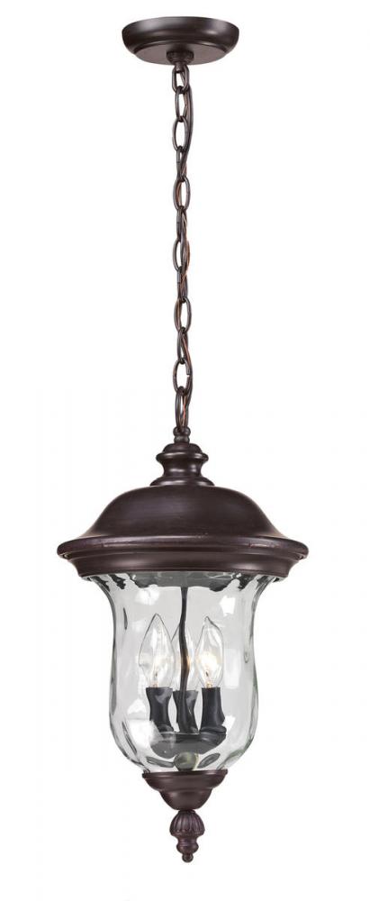 2 Light Outdoor Chain Mount Ceiling Fixture