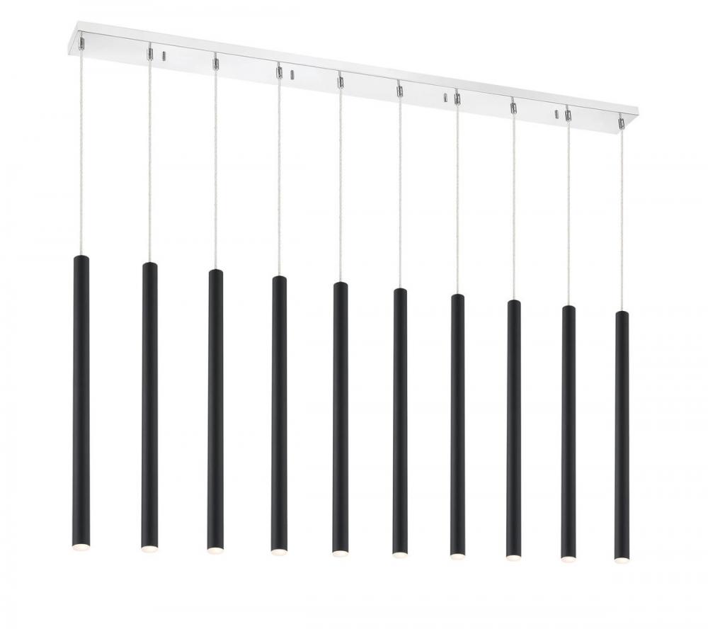 10 Light Linear Chandelier