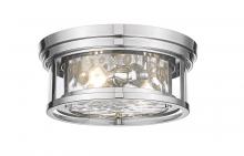 Z-Lite 493F2-PN - 2 Light Flush Mount