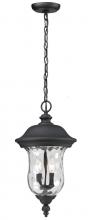 Z-Lite 533CHM-BK - 2 Light Outdoor Chain Mount Ceiling Fixture