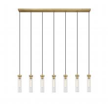 Z-Lite 740P-7L-RB - 7 Light Linear Chandelier