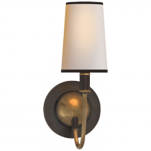 Visual Comfort & Co. Signature Collection TOB 2067BZ/HAB-NP/BT - Elkins Sconce