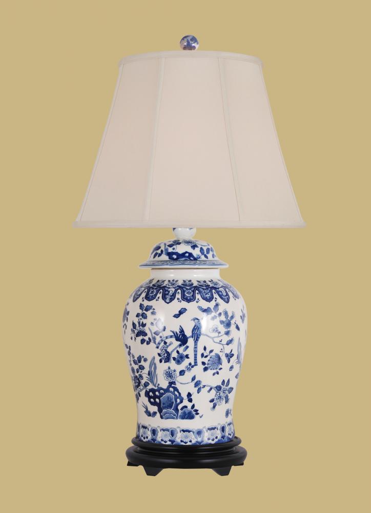 BLUE AND WHITE LAMP