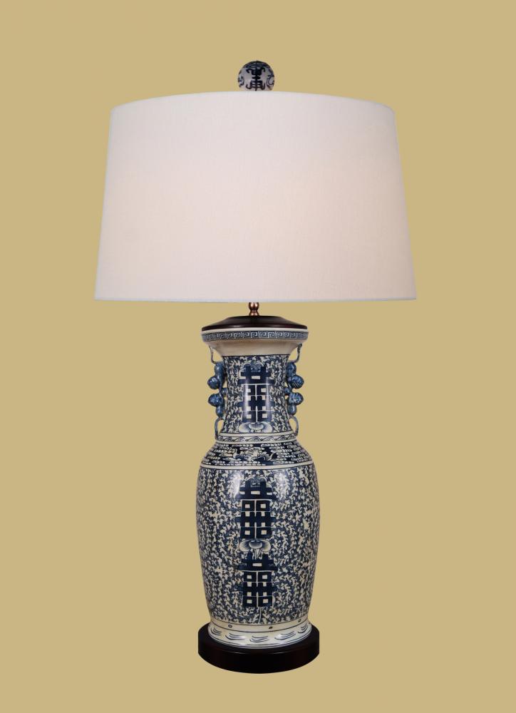 BLUE & WHITE LAMP