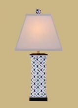East Enterprises LPBL1014S - BLUE AND WHITE VASE LAMP