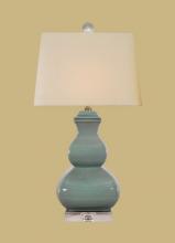 East Enterprises LPQC0813M - CELADON SQUARE GOURD LAMP