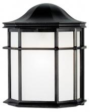 Westinghouse 6689800 - Wall Fixture Textured Black Finish Frosted Acrylic Lens