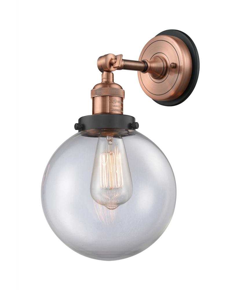 Beacon - 1 Light - 8 inch - Antique Copper - Sconce