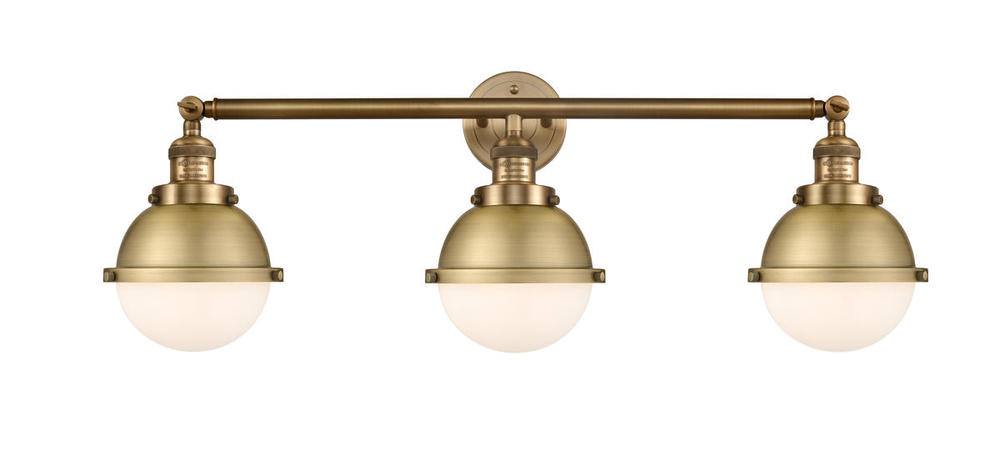 Hampden - 3 Light - 34 inch - Brushed Brass - Bath Vanity Light