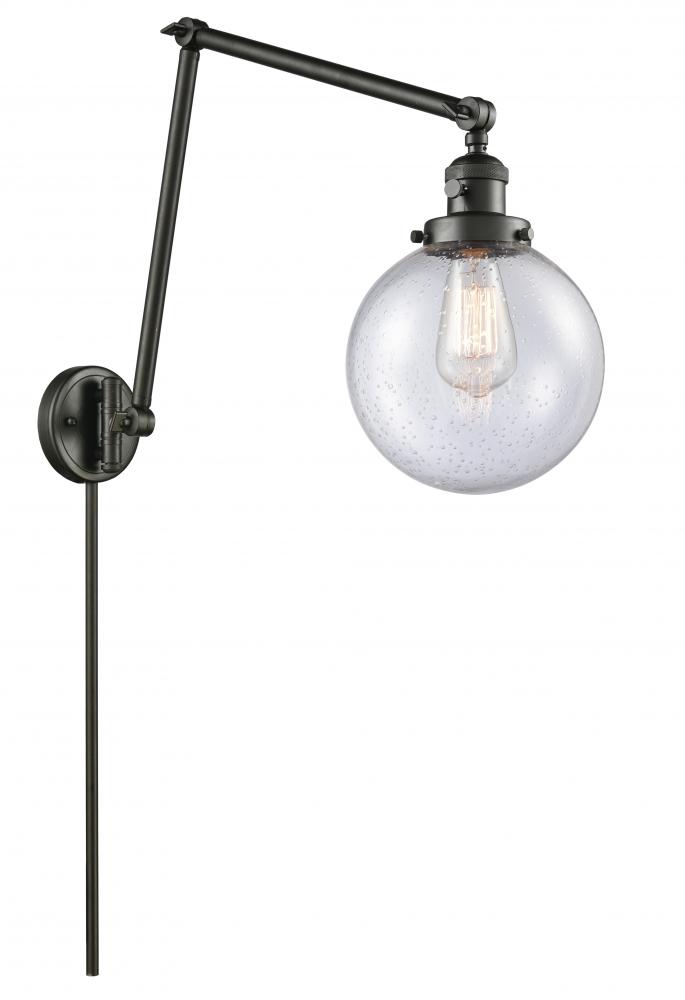 Beacon - 1 Light - 8 inch - Oil Rubbed Bronze -Adjustable Swing Arm