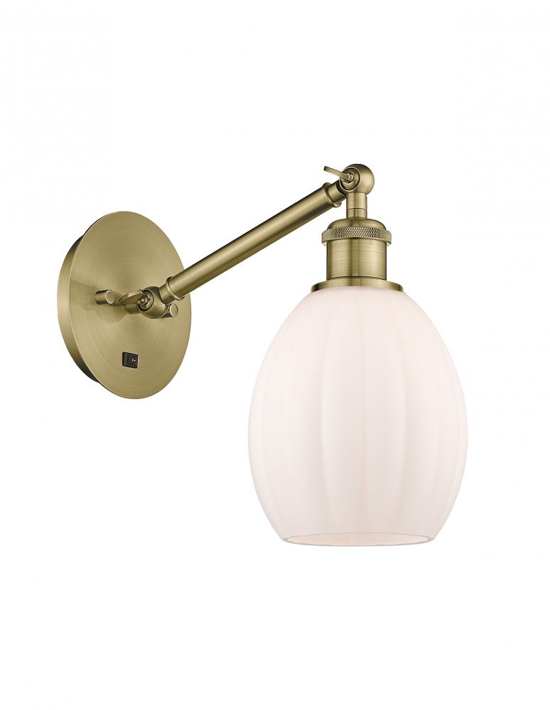 Eaton - 1 Light - 6 inch - Antique Brass - Sconce