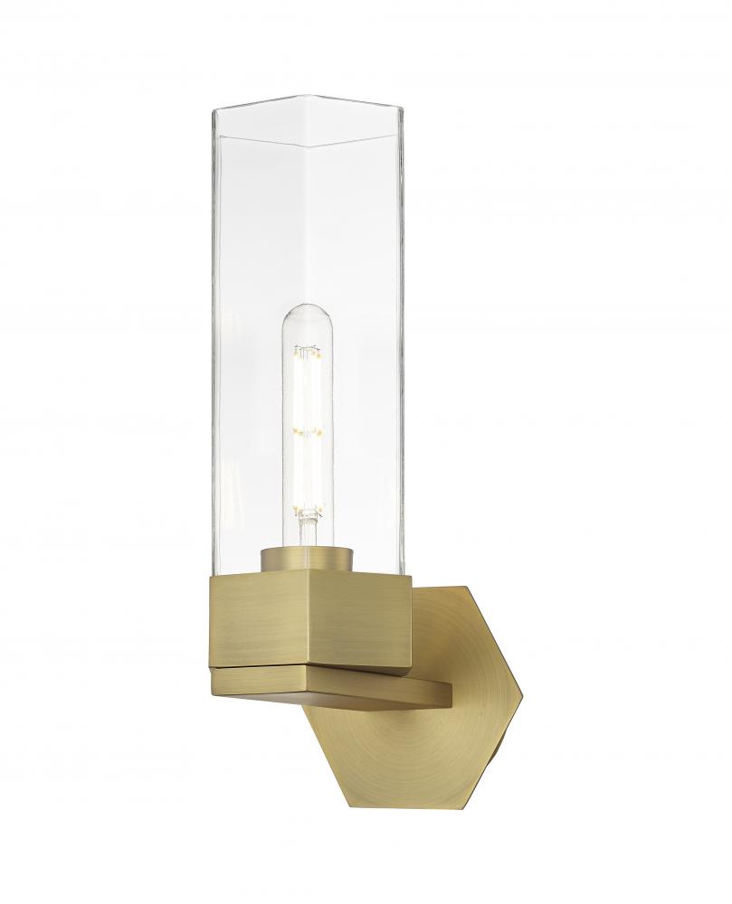 Claverack - 1 Light - 6 inch - Brushed Brass - Sconce