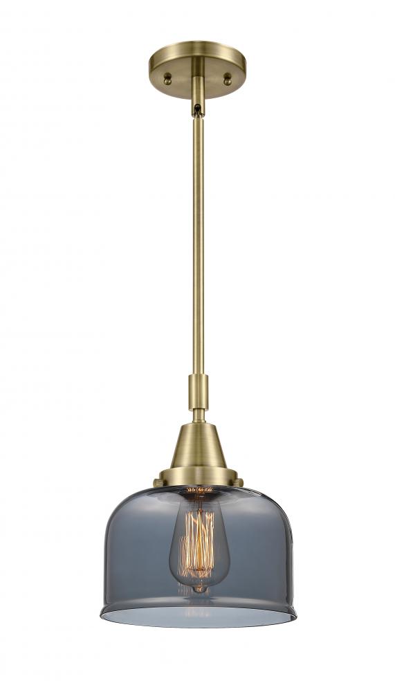 Bell - 1 Light - 8 inch - Antique Brass - Mini Pendant