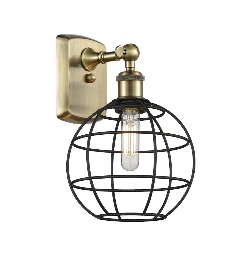 Lake Placid - 1 Light - 8 inch - Antique Brass - Sconce