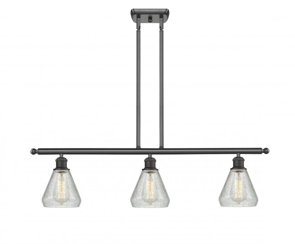 Conesus - 3 Light - 36 inch - Oil Rubbed Bronze - Cord hung - Island Light