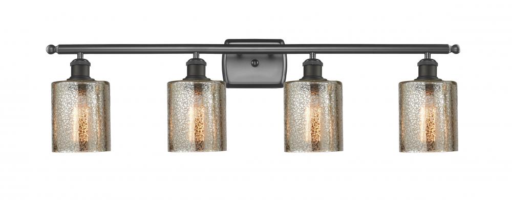 Cobbleskill - 4 Light - 35 inch - Oil Rubbed Bronze - Bath Vanity Light