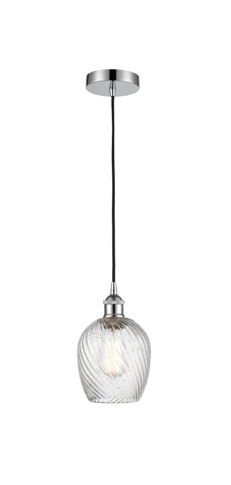 Salina - 1 Light - 6 inch - Polished Chrome - Cord hung - Mini Pendant