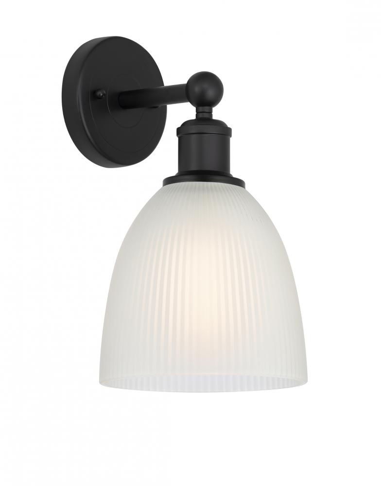 Castile - 1 Light - 6 inch - Matte Black - Sconce