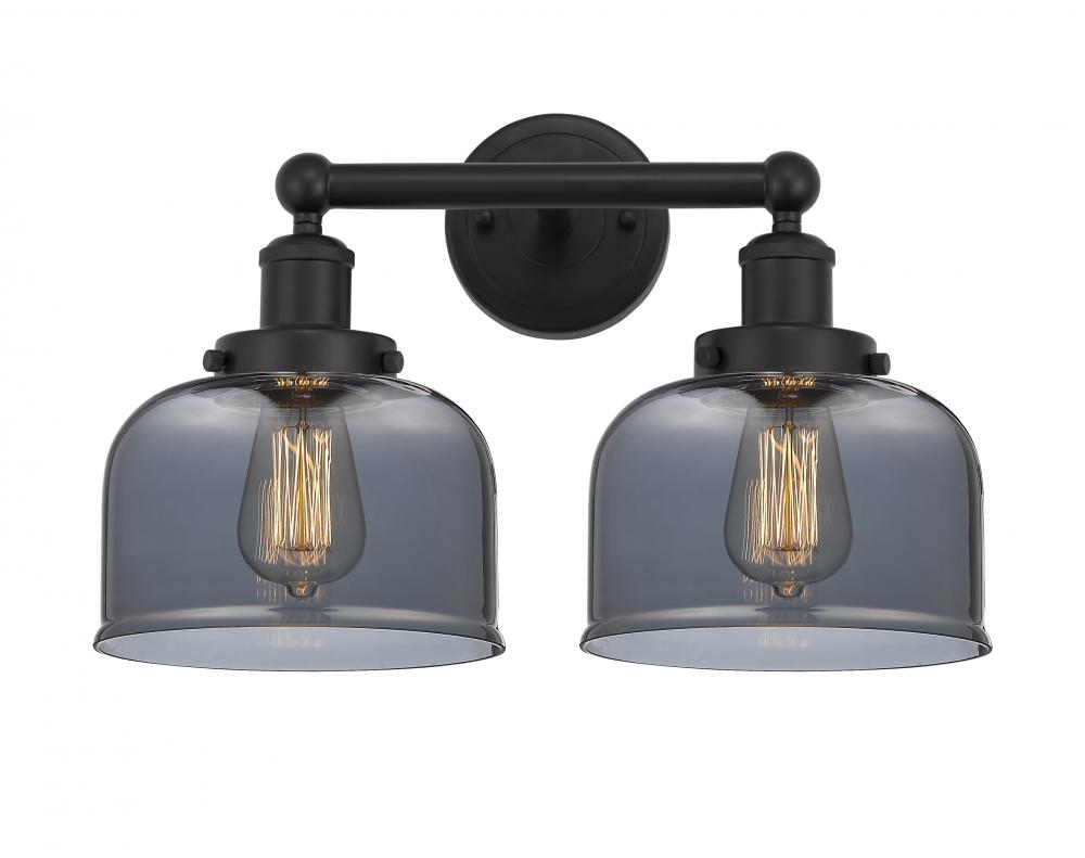 Bell - 2 Light - 17 inch - Matte Black - Bath Vanity Light