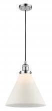 Innovations Lighting 201C-PC-G41-L-LED - Cone - 1 Light - 12 inch - Polished Chrome - Cord hung - Mini Pendant