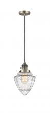 Innovations Lighting 201CSW-AB-G664-7-LED - Bullet - 1 Light - 7 inch - Antique Brass - Cord hung - Mini Pendant