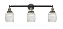 Innovations Lighting 205-BAB-G302-LED - Colton - 3 Light - 32 inch - Black Antique Brass - Bath Vanity Light