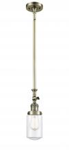 Innovations Lighting 206-AB-G312-LED - Dover - 1 Light - 5 inch - Antique Brass - Stem Hung - Mini Pendant