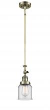 Innovations Lighting 206-AB-G52-LED - Bell - 1 Light - 5 inch - Antique Brass - Stem Hung - Mini Pendant