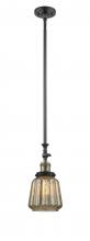 Innovations Lighting 206-BAB-G146-LED - Chatham - 1 Light - 7 inch - Black Antique Brass - Stem Hung - Mini Pendant