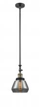 Innovations Lighting 206-BAB-G173-LED - Fulton - 1 Light - 7 inch - Black Antique Brass - Stem Hung - Mini Pendant