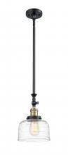 Innovations Lighting 206-BAB-G713-LED - Bell - 1 Light - 8 inch - Black Antique Brass - Stem Hung - Mini Pendant