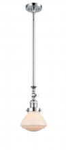 Innovations Lighting 206-PC-G321-LED - Olean - 1 Light - 7 inch - Polished Chrome - Stem Hung - Mini Pendant