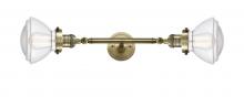 Innovations Lighting 208L-AB-G322-LED - Olean - 2 Light - 7 inch - Antique Brass - Bath Vanity Light