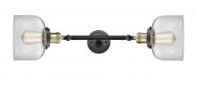 Innovations Lighting 208L-BAB-G72 - Bell - 2 Light - 8 inch - Black Antique Brass - Bath Vanity Light