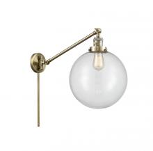 Innovations Lighting 237-AB-G202-12-LED - Beacon - 1 Light - 12 inch - Antique Brass - Swing Arm