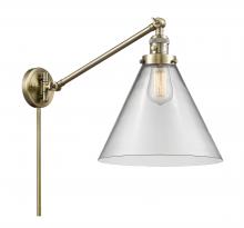 Innovations Lighting 237-AB-G42-L-LED - Cone - 1 Light - 12 inch - Antique Brass - Swing Arm