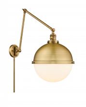 Innovations Lighting 238-BB-HFS-121-BB - Hampden - 1 Light - 13 inch - Brushed Brass - Swing Arm