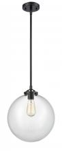 Innovations Lighting 284-1S-OB-G202-12-LED - Beacon - 1 Light - 12 inch - Oil Rubbed Bronze - Cord hung - Mini Pendant