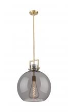 Innovations Lighting 411-1SL-BB-G410-16SM - Newton Sphere - 1 Light - 16 inch - Brushed Brass - Pendant